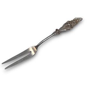 Reed Barton Harlequin Lemon Fork 5.5" Forget Me Not